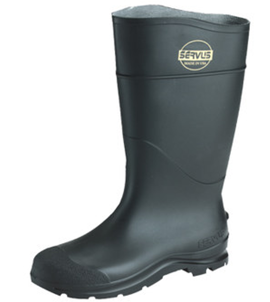 Norcross Safety 18822-11 Rain Boots Black Size 11 PVC