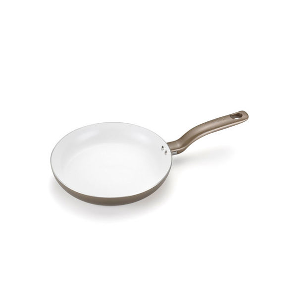 T-FAL CORPORATION G9190564 Fry Pan 10 Inch Ceramic Champagne