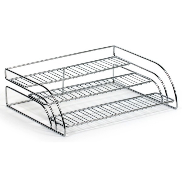 Spectrum 30970 Tiered Shelf Organiser Chrome