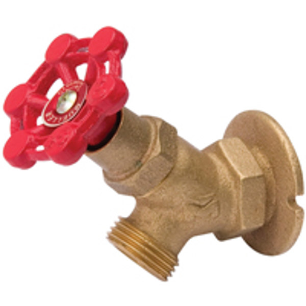 B&K Industries 108-013 Sillcock Valve 1/2 IPS Pro FPT Male Hose 125 PSI Brass
