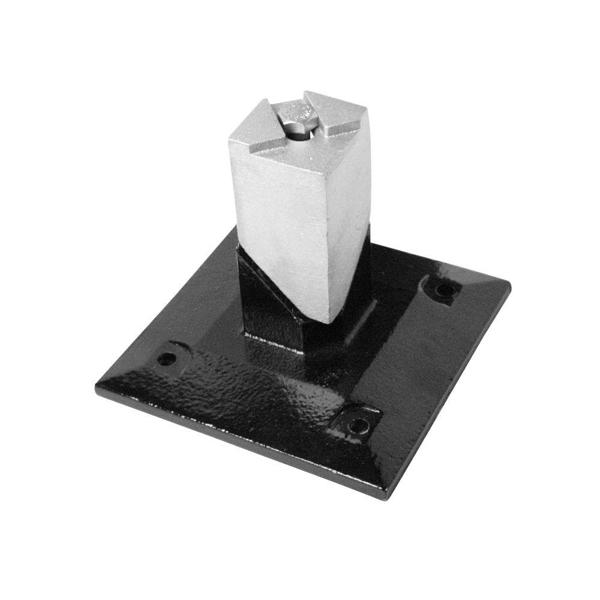 XPANSE 73003962 Surface Mount for 2 1/2 In Post Black Aluminum Metal