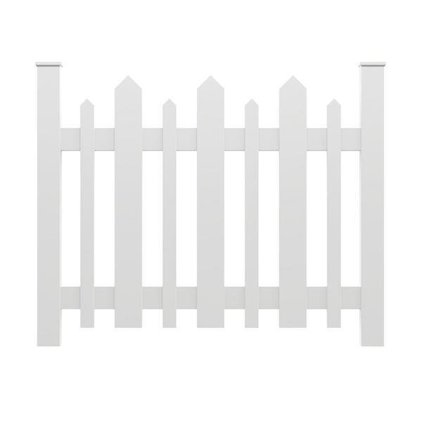 XPANSE 73004182 Picket Accent Fence White