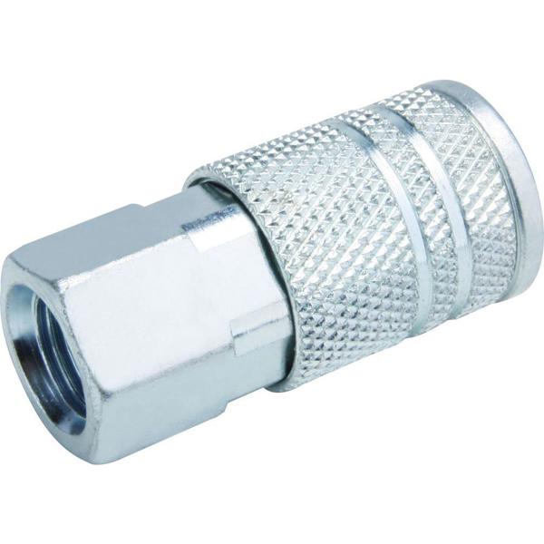 Freeman Z481414FFIC Air Tool Fitting 1/4 In X 1/4 In Zinc Female to Female
