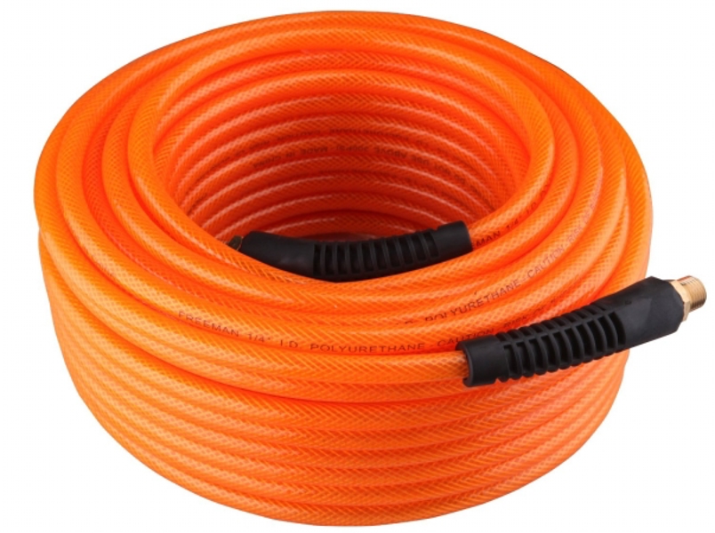 Freeman P1450RPU Air Hose 1 4 Inch x 50 Feet Polyurethane Lightweight Flexible Durable