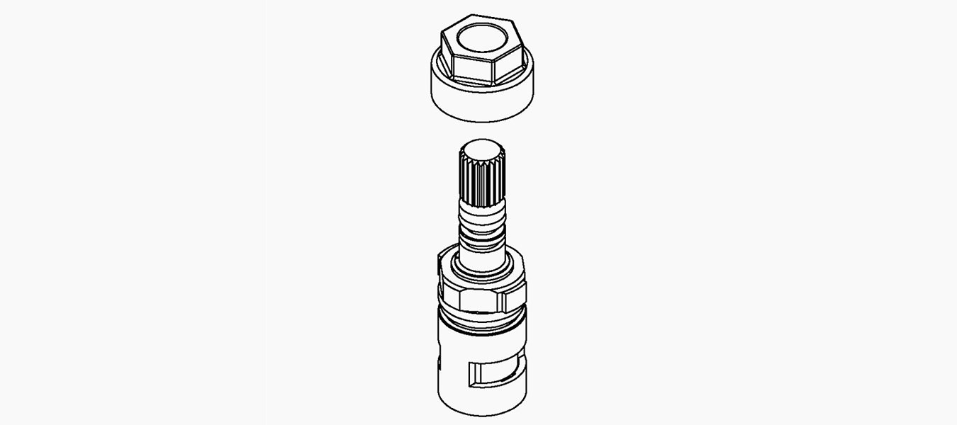 Kohler GP1152349 Valve for Centerset Faucet Hot Side