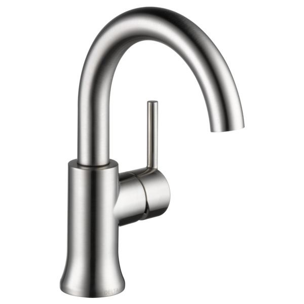 Delta Faucet 559HA-SS-DST Bathroom Single Handle High-Arc Faucet Stainless Steel