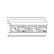 WR FR8921 Moulding Crown Frieze Scroll Poplar