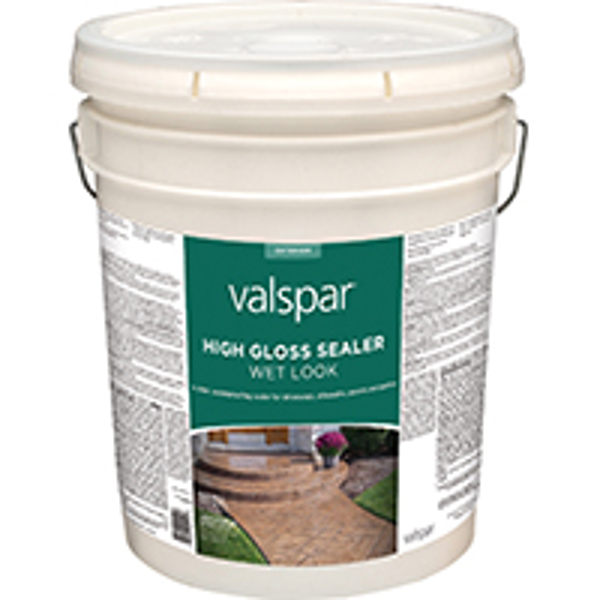 Valspar 82390 High Gloss Exterior Wet Look Sealer 5 Gal Water Based