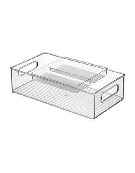 InterDesign 03111 Fridge Bin 2 Piece Set Clear