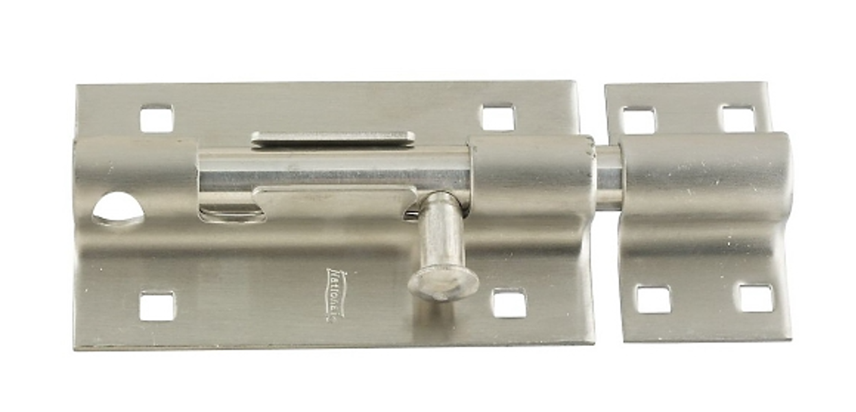 National Hardware N342-477 Stainless Steel Barrel Bolt 5 In