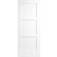 IW3Q2668 Shaker 3-Panel Primed Interior Door