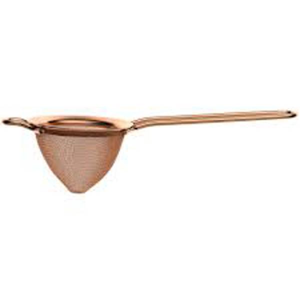 Mercer Culinary M37025CP Fine Mesh Strainer 3.5 In Copper Plated