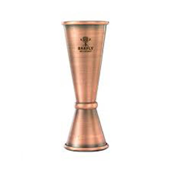 Mercer Culinary M37005ACP Japanese Bar Jigger 1.2 Oz Antique Copper