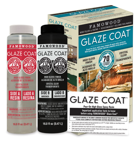 Eclectic Products 505008 Epoxy Water Base Coat 1 Qt Clear