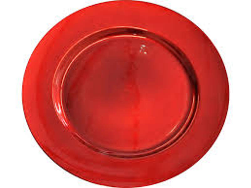 KOOPMAN INTERNATIONAL ABX100020 Plate Charger 13 In Red
