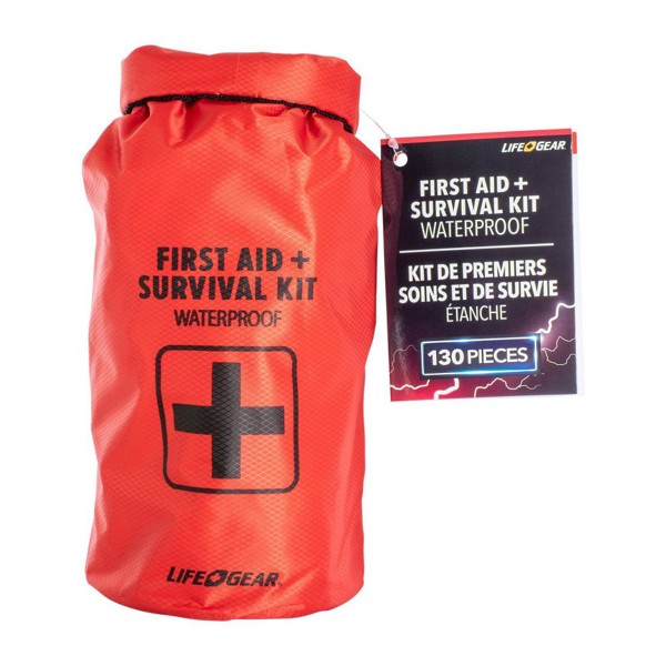 Dorcy International 41-3712 First Aid Survival Kit 130 Pc Dry Bag