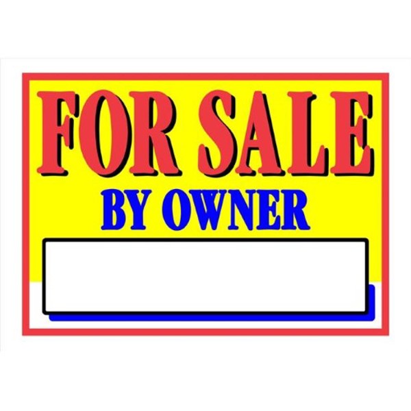 Hillman Group 842118 Sign For Sale By Owner 10x14