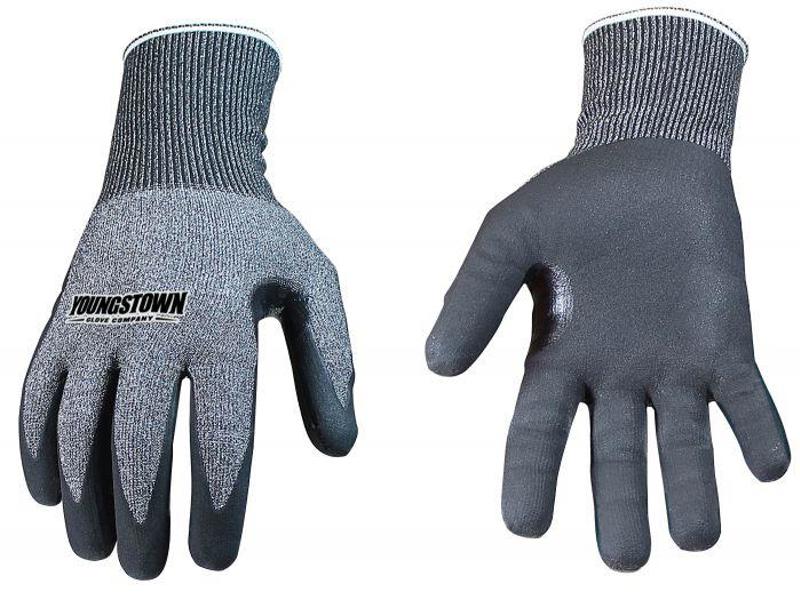 Youngstown Glove Company 12-3900-15-L Large Cut Resistance Glove Coated Palm Gray