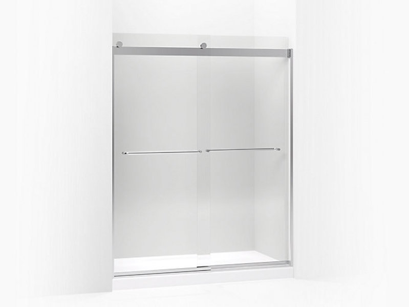 Kohler 706015-L-SH Sliding Shower Door 74 In Height 56-5/8 - 59-5/8 In Width 1/4 In Crystal