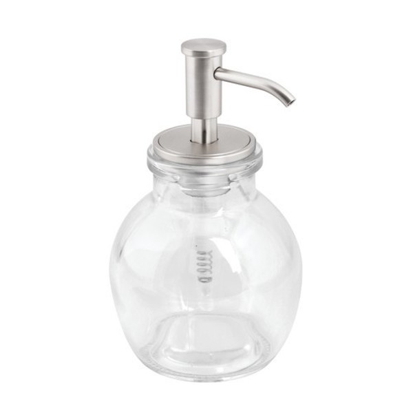 INTERDESIGN 24510 Westport Short Soap Pump Clear Brushed