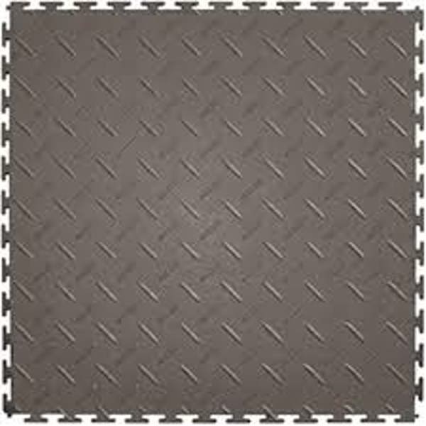 IT TILE ITDP450DG45 Interlocking Floor Tile Black