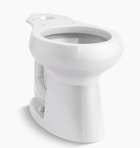 Kohler 5393-0 Round Comfort Height Toilet White