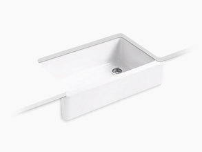 6489-0 36 In Tall Apron Cast Iron Kitchen Sink