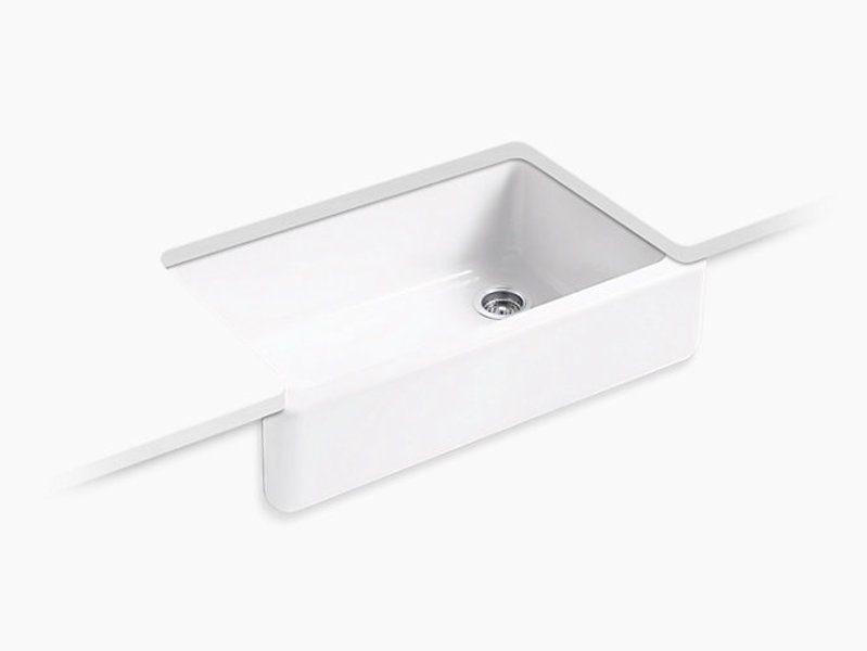 Kohler 6489-0 Kitchen Sink 36 In Tall Apron Cast Iron White