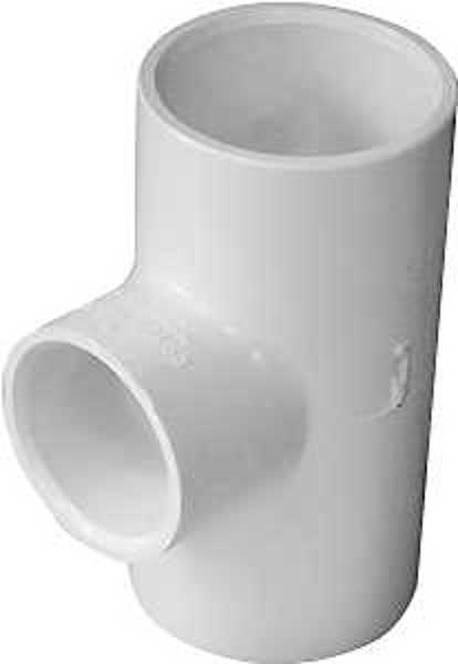 LASCO 435795 Reducing Slip Tee PVC 1X1X3/4 In Schedule 40 White