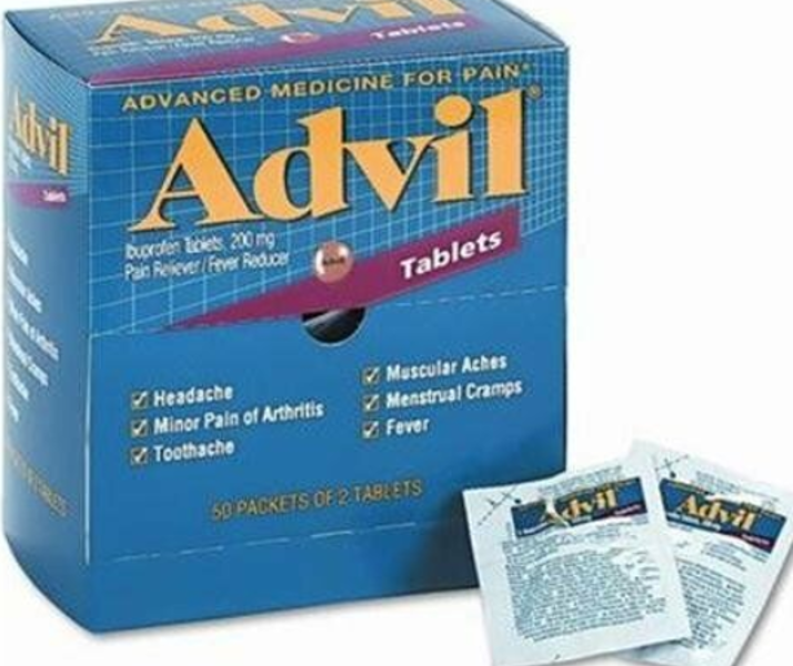 Lil Drug Store Products CELD15489/WHI2232 Advil Table 2 Ct White
