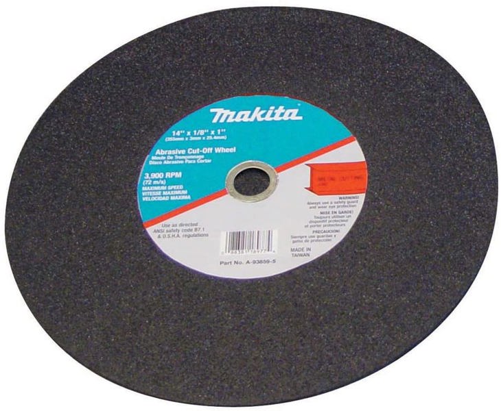 Makita Tools B-57607-25/B-57607-5SP Cut Off Wheel 14 In A36N