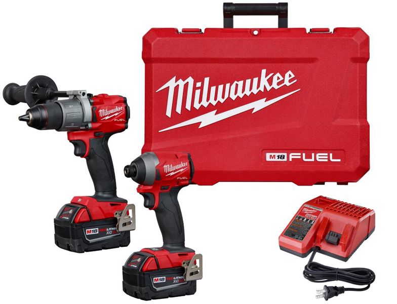 Milwaukee 2997-22 Hammer Drill/Driver and Hex Impact Driver Combo Kit