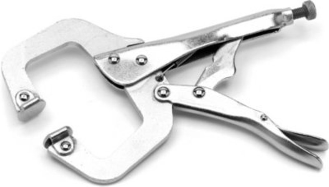 Performance Tools W5101 Locking Clamp Pliers 8 In Silver Metal