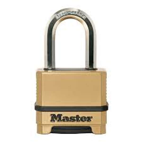 Master Lock M175XDLFCCSEN Combination Padlock 2 In Magnum Resettable