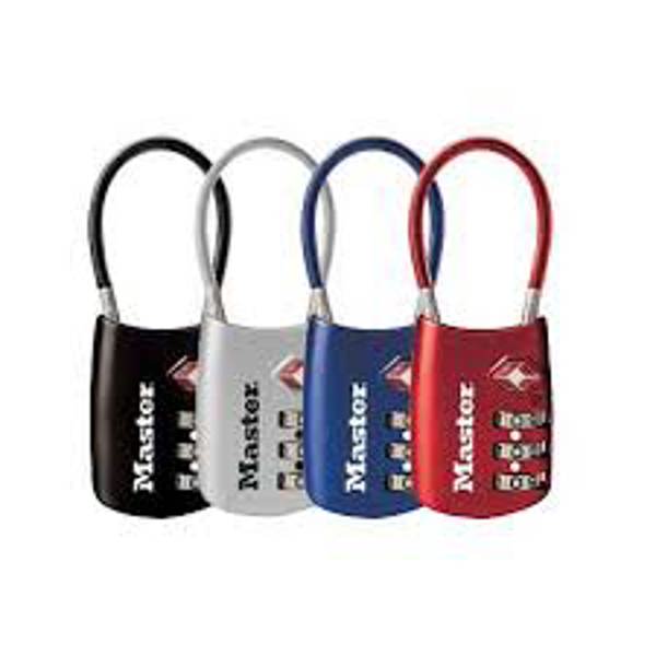 Master Lock 4688D Set Your Own Combination Padlock 1-3/16 In Wide TSA-Accepted