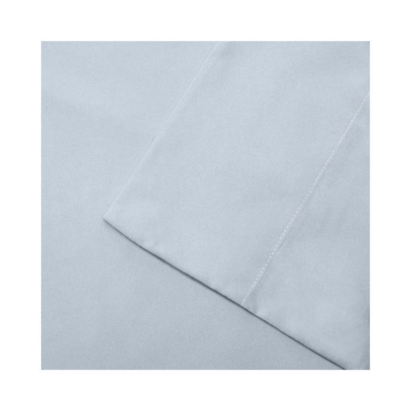 JLA Bedding MP20-1187 Queen Sheet Set Blue 3M Microcell All Season Moisture Wicking Lightweight