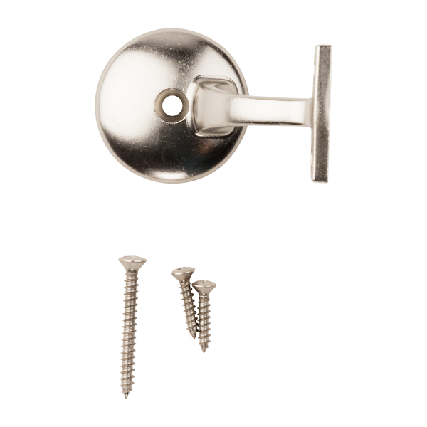 National Hardware N332-825 Hand Rail Bracket Zinc Satin Nickel