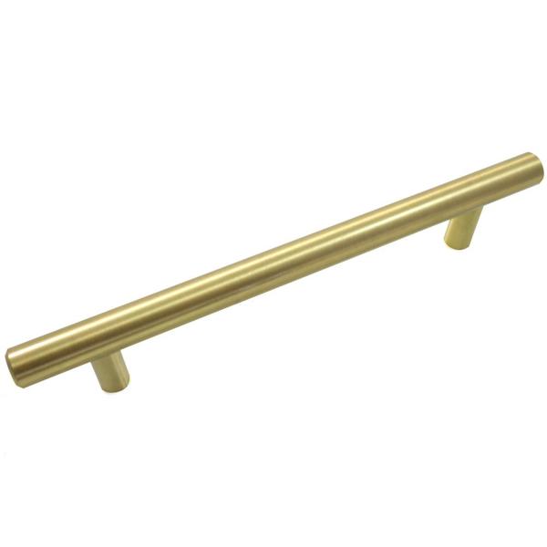 Laurey 87304 Melrose T-Bar Pull Steel 128 Mm Center to Center Satin Brass