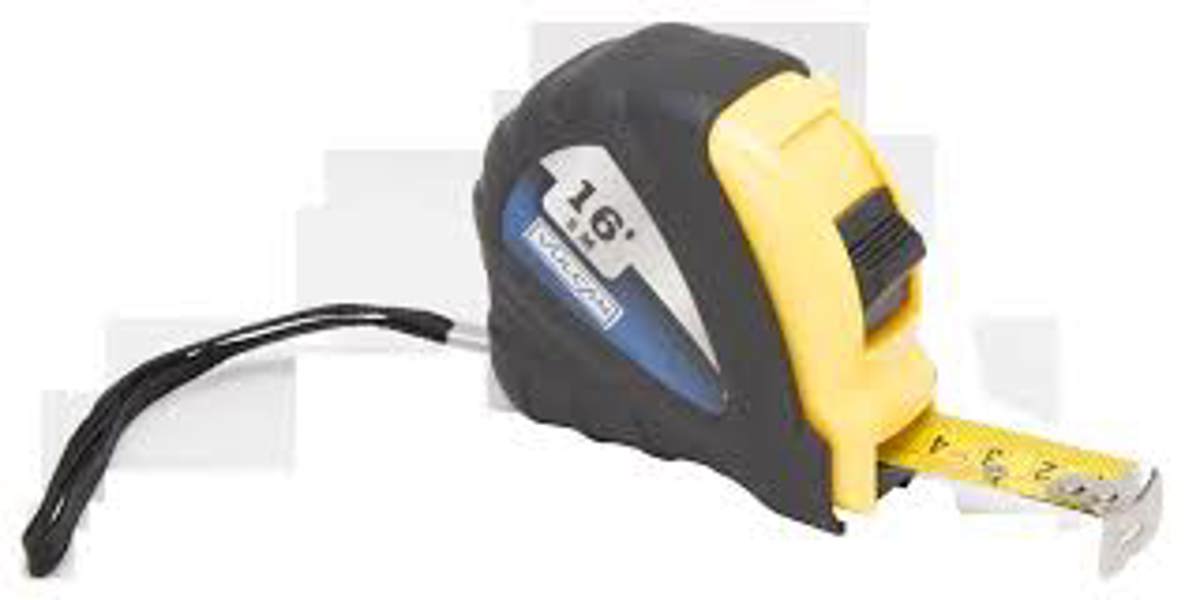 VULCAN 56-5X19-A Tape Measure 3/4 In Steel Blade Yellow