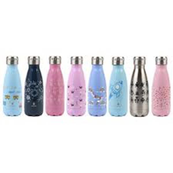 CORE HOME 18305 Kids Vogue Bottle 9 Oz Assorted Space and Unicorns