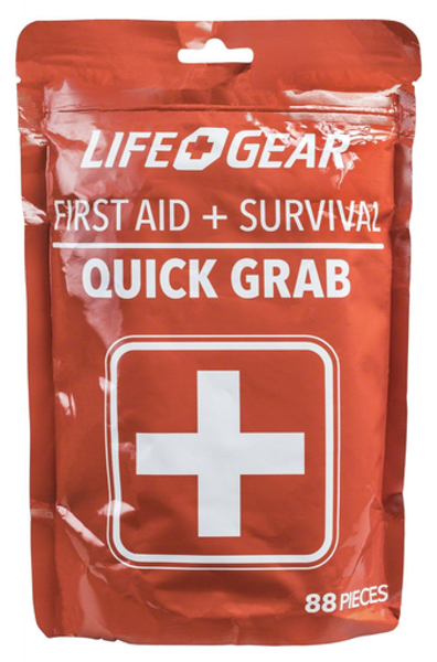 Dorcy International 41-3711 First Aid Survival Kit 88 Pieces Quick Grab Storm Proof