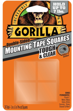 6067202 1X1 Inch Clear Mounting Tape