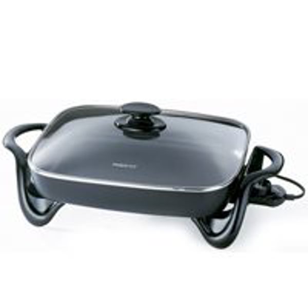 National Presto 06852 High Skillet 16 In Cooking Surface 1500 Watts With Lid