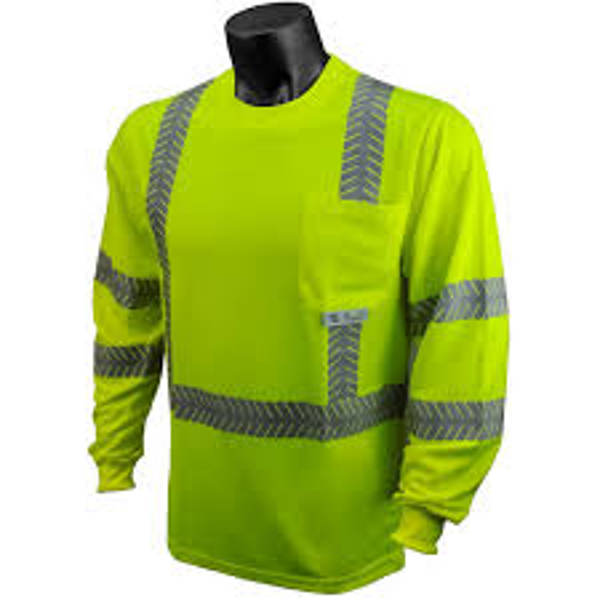 Radians Inc ST24-3PGS-XL Safety Shirt X-Large Stripes