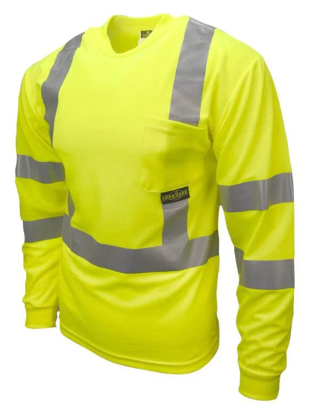Radians Inc ST21-3PGS-L Large Moisture Wicking Safety Shirt