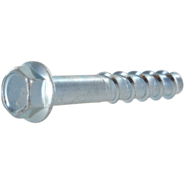 Hillman Group 372217 Heavy Duty Screw Bolt Anchor 1/4 In x 3 In Steel Hex Head for Concrete