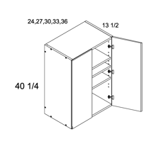 PGW W2440 24W X 40 5/16H Two Door Cabinet