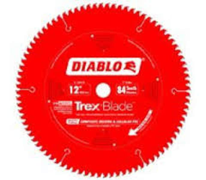 Diablo D1284CD 12 In 84 Tooth Saw Blade for Trex