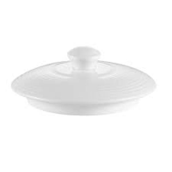 CAC China HMY-123-LID White Lid for Pasta Bowl 5-1/2 In