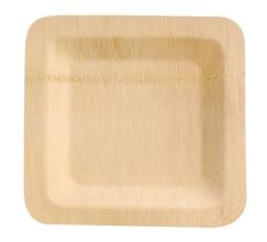 210BVNER10SQ 10 In Square Bamboo Plate
